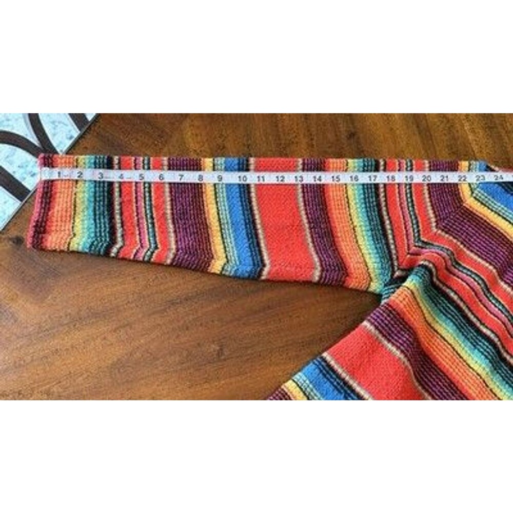 Rock & Roll Cowgirl Womens L Serape Cardigan Sweater Southwestern Western Boho - Picture 6 of 8